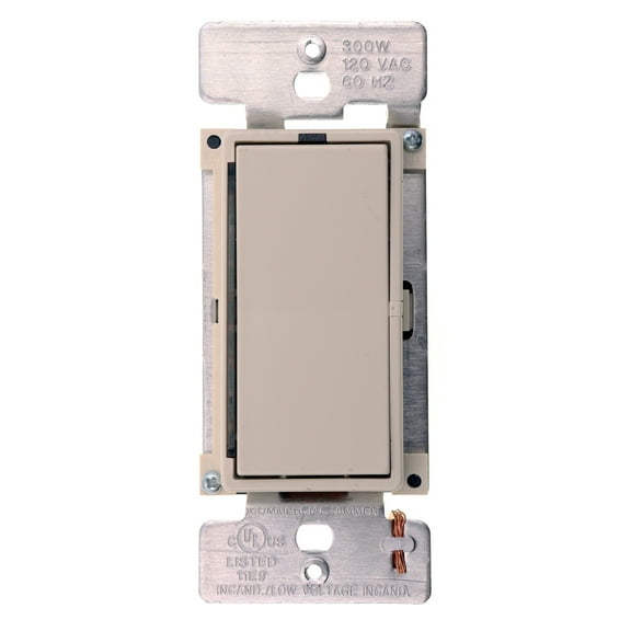 Pass & Seymour Legrand SCELV300LAV Electronic Low Voltage Dimmer, Lt Almond