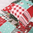 thumbnail image 3 of HITIME 100% Polyester Printed Christmas Duvet Cover Set - King Size 3 Piece Lightweight & Breathable Bedding Set, Soft Microfiber Comforter Cover with Zipper Closure, Christmas Collection, 3 of 8