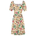 thumbnail image 5 of Robe Motif Biscuit Italien Robes de Luxe Robe d'Anniversaire Robes Élégantes, 5 of 5