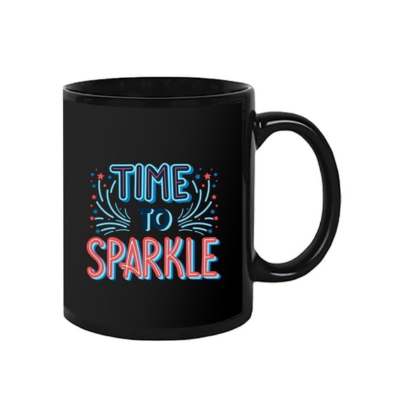 Time To Sparkle Fireworks Mug - Image by Shutterstock,
