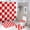 AA, variant on Small Black White Check Motorsport Race Flag Checkered Shower Curtain Sets Non-Slip Rugs Bath Mat Toilet Cover U Shaped Mat 4 Pcs