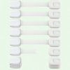 Child Safety Strap Locks (10 Pack) - White, No Drilling Required