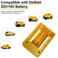thumbnail image 3 of Portable Charger Adapter For De/walt 20V Li-ion Battery with USB Type-C Battery Holder USB Charger, 3 of 8