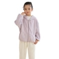 thumbnail image 6 of SILVERCELL 2-15Y Girls Boys Casual Warm Fleece Hooded Jackets Coat With Pockets Kids Solid Color Zipper Windbreaker Hoodie Coats Outwear, 6 of 9