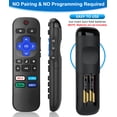 thumbnail image 4 of Remote Control Replacement for All Roku TV, for ROKU TCL TV/Hisense/Onn/Sharp/Element/Philips/Insignia/Jvc/RCA Smart Roku TVs (Not for Stick and Box), 4 of 11
