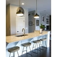 thumbnail image 4 of Feiss P1283DAB/MB Cadence 2-Light Dark Antique Brass & Matte Black Pendant, 4 of 5