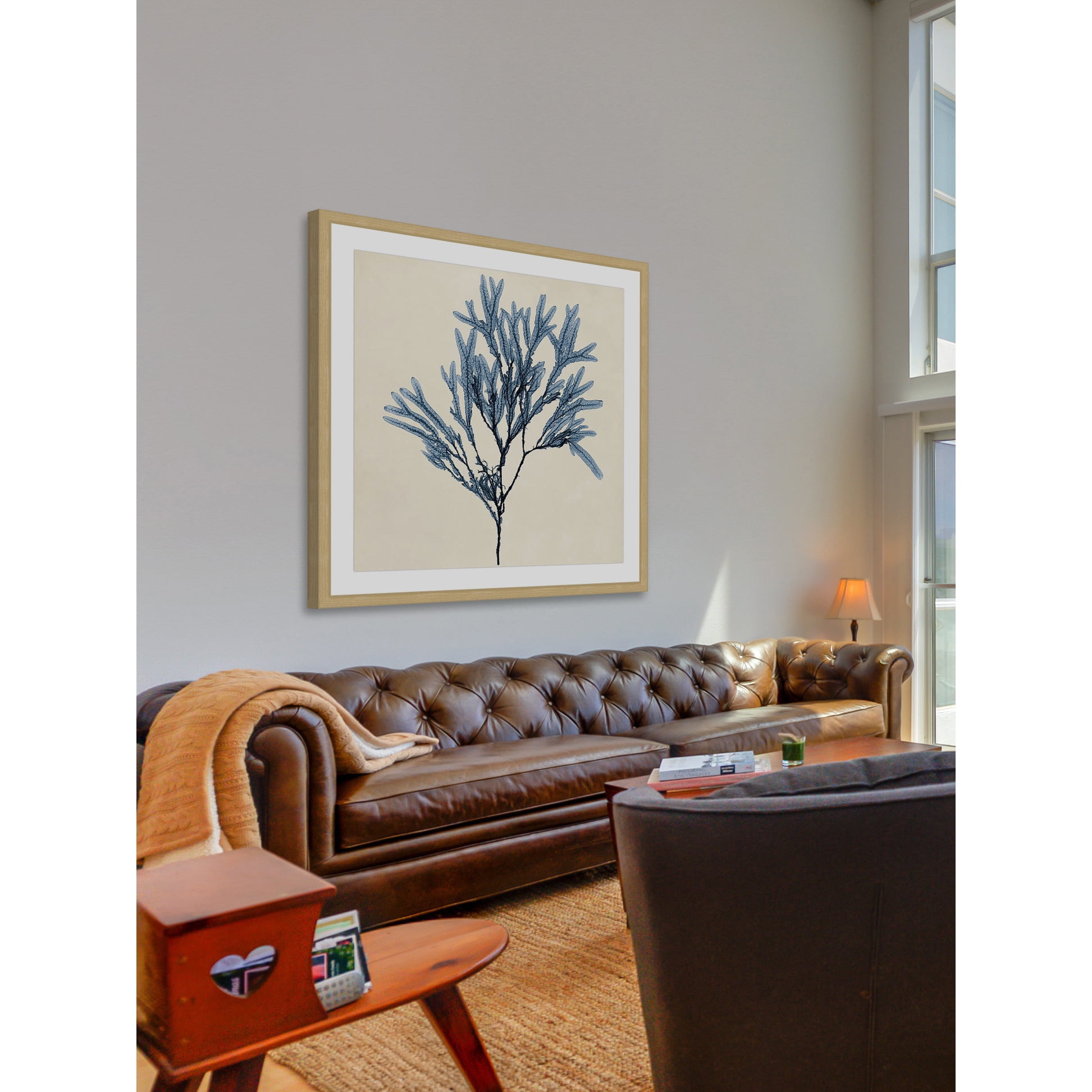 Marmont Hill "Coastal Seaweed VIII" Framed Painting Print