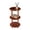Maple wood, variant on 3-Tier Round Side Table, MDF Top with 100% Wood Spindle Legs, Compact End Table for Living Room Bedroom Corner, 11.8" x 23.85", Vintage Color