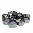 thumbnail image 1 of HOOUN 20pcs 10mm Natural Black Hematite Ring - Anxiety Balance Circulation, 1 of 3