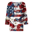 thumbnail image 3 of MAIHAN 250th Anniversary T-Shirt Women 4th Of July Shirt 250 Years Independence Tee Crew Neck Short Sleeve Summer T-Shirt Plus Size T Shirts for Women, 3 of 4