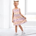 thumbnail image 7 of Girls Dress Halloween Themed Patterns Sleeveless Dress for Girls Hem A-Line Casual Sundress, 7 of 7