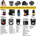thumbnail image 5 of Reusable K Cups for Keurig Supreme Multistream Series-4 Packs Universal compatible with Keurig Reusable Coffee Pods-Leakproof Refillable K Cups for All Keurig 2.0 & 1.0 Brewers, 5 of 5