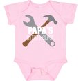 thumbnail image 3 of Inktastic Papa Little Helper Boys Baby Bodysuit, 3 of 5