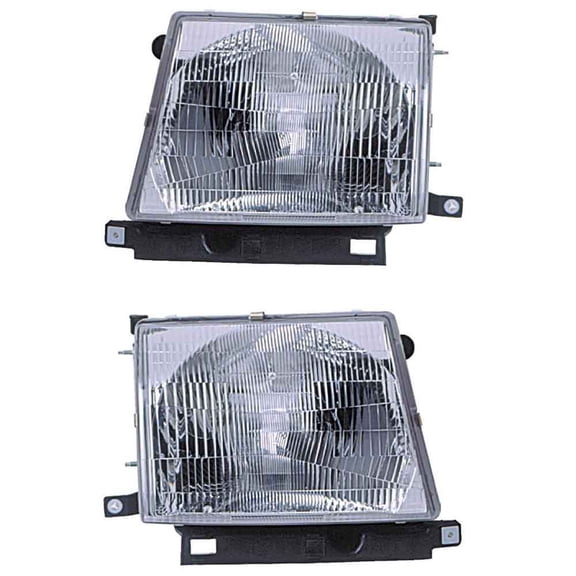 For Toyota Tacoma 1997 1998 1999 2000 Pair Headlights - BuyAutoParts