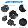 thumbnail image 4 of Unique Bargains Distributor Cap Kit Compatible for Chevy for GM SBC BBC 305 327 350 396 454, Durable ABS Black with Rotor, 4 of 6