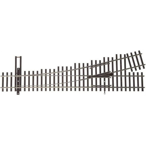 Walthers HO Scale Code 83 Track Nickel Silver DCC Friendly #4 Left Hand Turnout