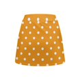 thumbnail image 6 of KEIAHUAN Yellow Polka Dot Tennis Skirt for Women Breathable Versatile Skorts for Woman Elastic A Line Golf Athletic Activewear Skirts Outdoor Sports Wear, 6 of 7