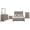 Light Taupe, variant on Watson 5-piece Eastern King Bedroom Set Grey Oak