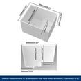 thumbnail image 6 of MEDUNJESS 35" Freestanding Soaking Acrylic Bathtub, Rectangular-Shape Soaking Hot Tub with Built-in Seat and Drain, White, 6 of 6