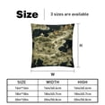 thumbnail image 5 of Map section Throw Pillow Covers Set of 2 for Chair Pillow Covers for Various Occasions - 16x16, 18x18, 20x20 Inches - Decorative Pillows Covers with Unique Patterns, 5 of 6