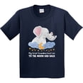 thumbnail image 3 of Inktastic My Great Grandma Loves Me to the Moon and Back Elephant Youth T-Shirt, 3 of 5