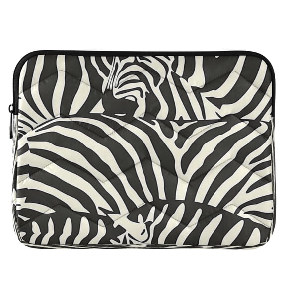 ALAZA Zebra Black Pattern Laptop Sleeve Case for 13-14 Inch Computer Cover Bag Medium