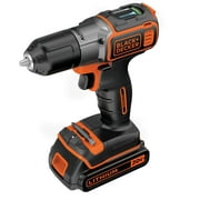 BLACK+DECKER BDCDE120C 20V Cordless Drill Driver, 1.5Ah, 20V, 300 RPM