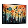 thumbnail image 2 of Designart "Bold Breeziness Colorful Mid Century Elegance III" Mid-century Floater Framed Wall Art Print, 2 of 7