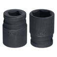 thumbnail image 5 of Uxcell 1/2" Drive by 21mm 6-Point Impact Socket, CR-V Steel 1.54" Length, Shallow Metric Sizes, 5 of 5