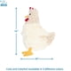 thumbnail image 4 of Juguetes de Peluche Beige Best Pet Supplies Pollo Arrugado para Perros Cachorros y Adultos Mayores, 4 of 6