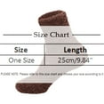 thumbnail image 3 of IDALL Fuzzy Fluffy Warm Cozy Slipper Socks for Men - Soft Comfy Fleece Sleep Socks Khaki One Size, 3 of 3