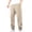 Khaki, variant on QSXADF Men's Casual Jogger Pants Drawstring Pants Pocket Long Pants with Elastic Drawstring Waist for Relaxed Everyday Wear and Comfortable Men Casual Trousers