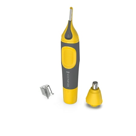 Remington Virtually Indestructible Nose, Ear & Brow Trimmer, Yellow, (Best Nose Hair Trimmer On The Market)