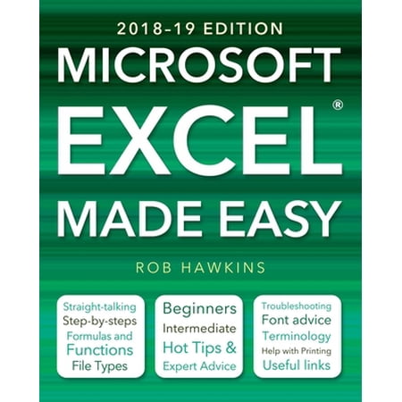 Pre-Owned Microsoft Excel Made Easy (2018-19 Edition) (Paperback) 1787552357 9781787552357