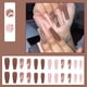 thumbnail image 2 of Uñas postizas francesas largas de ataúd, uñas acrílicas negras a presión, puntas de uñas postizas degradadas de cubierta completa para mujeres y niñas, 24 Uds., 2 of 5