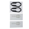 thumbnail image 2 of Yimiti Reflective Carbon Fiber Auto Car Side Door Edge Protector Guard Sticker 4Pcs,White, 2 of 9