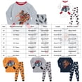 thumbnail image 3 of UAYOTSE Boys Long Sleeve Pajama Set Motorcycle Monster Truck Graphic 2‑Piece Boys Sleep Set Size 5-6 Years, 3 of 9