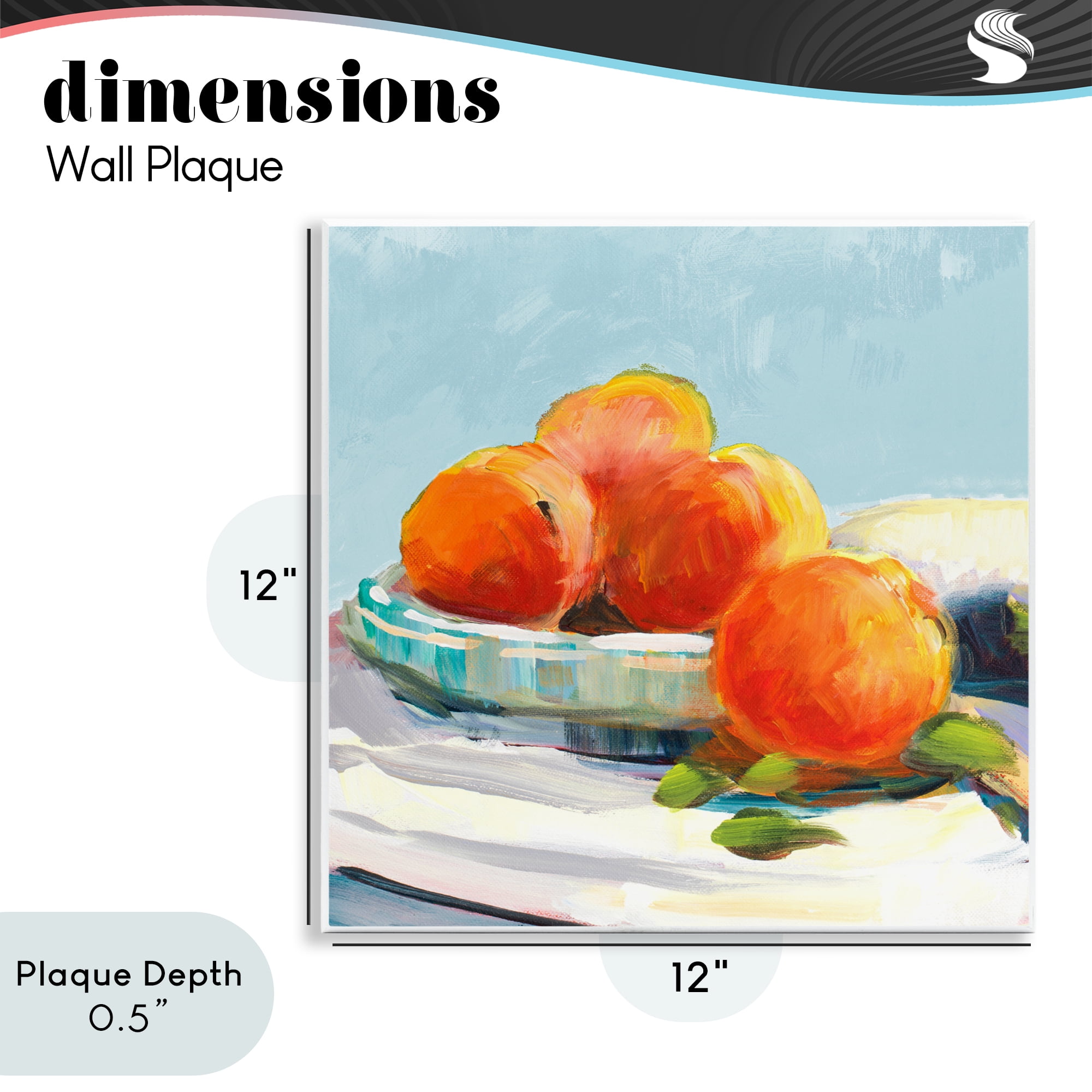 Stupell Industries Citrus Plantation Still Life Wall Plaque Art, design by Jane Slivka