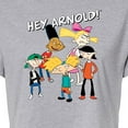 thumbnail image 3 of Hey Arnold! - Group Shot - Juniors Cropped Cotton Blend T-Shirt, 3 of 5