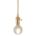 thumbnail image 3 of Auburn Brass Braid Ceiling Lamp, 3 of 5