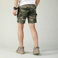 thumbnail image 4 of WOLLED Men's Casual Shorts Summer Camo Cargo Shorts Stretch Beach, 4 of 6