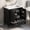 Black Solid Wood MDF5, variant on LHSHID 30"Bathroom Vanity without Sink,Base Only,Multi-functional Bathroom Cabinet with Doors and Drawer,Solid Frame and MDF Board,Green