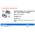 thumbnail image 2 of Rear Brake Caliper Set - Compatible with 2013 - 2018 Cadillac XTS Sedan 2014 2015 2016 2017, 2 of 2