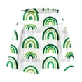 thumbnail image 6 of Skirts for Women St Patricks Day Rainbow & Shamrock Print Athletic Yoga Skirt Stretchy Tennis Skirt with Built-in Short Color White Size XXS, 6 of 7