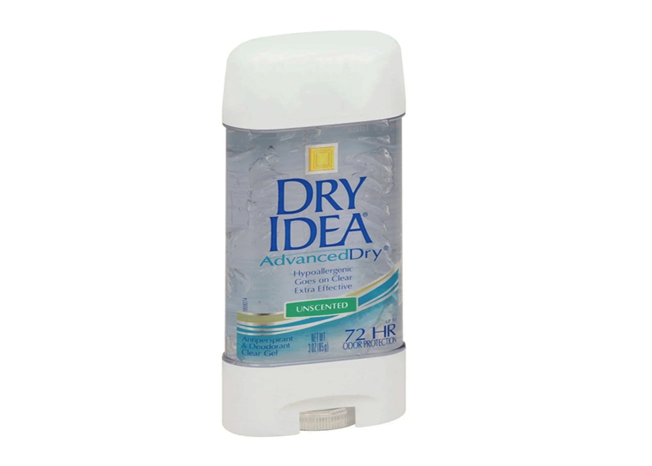 Dry Idea Antiperspirant & Deodorant Clear Gel, 72 HR Odor Protection, Unscented, 3 OZ - 6 Pack