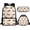 Cute Dachshund Beige, variant on Jeiento Axolotl Backpack for Girls 8-12 Elementary School Bag with Lunch Box Pencil Case Blue Ocean Kindergarten School Bookbag Set 3 In 1 Kids Daycare Satchel Rucksack Travel Daypack