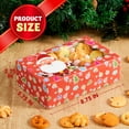 thumbnail image 6 of Joyfy 24 PCS Christmas Cookie Boxes for Gift Giving, Cookie Tins Holiday Treat Boxes with Window, Xmas Bakery Boxes for astries, Cupcakes, Cookies, Brownies, Donuts Gift Giving, 6 of 9