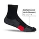 thumbnail image 3 of AKOENY Calcetines tobilleros deportivos acolchados para hombre, color negro, talla 9-12, paquete de 6, 3 of 5