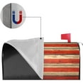thumbnail image 3 of American Flag Mailbox Covers, Magnetic Post Box Cover Wraps Large Size 25.5x21 in for Garden Yard Décor, 3 of 6