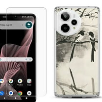 Phone Case for Cricket Icon Plus 2026, with Screen Protector, by OneToughShield - Springtime Birds